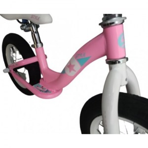 Style Ποδήλατο ισορροπίας 12 One Steel - Ροζ DRIMALASBIKES